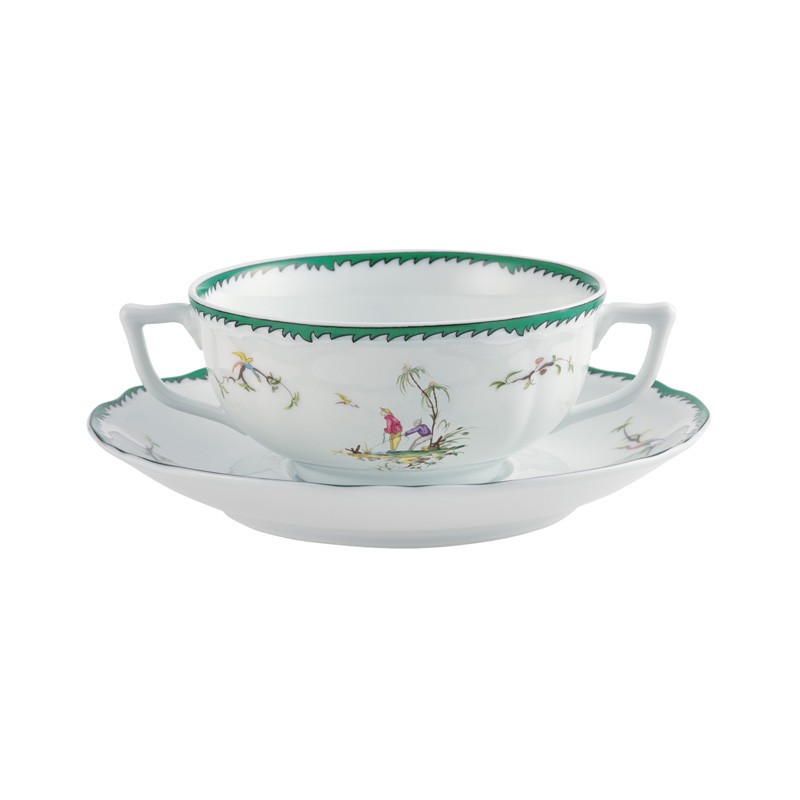 Bol et soucoupe à bouillon #2 Longjiang - Raynaud