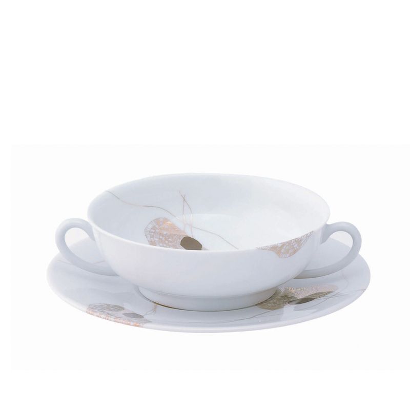Bol et soucoupe à bouillon 026206 Ravissement - Deshoulières