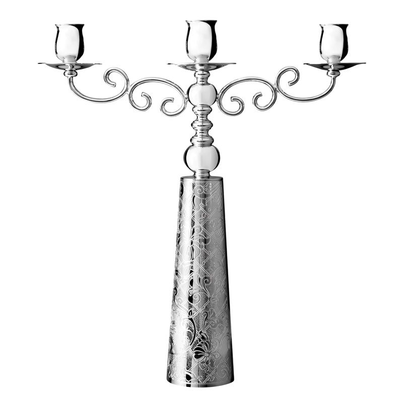 Candélabre 3L B04210175 Jardin d'Eden Métal argenté - Christofle