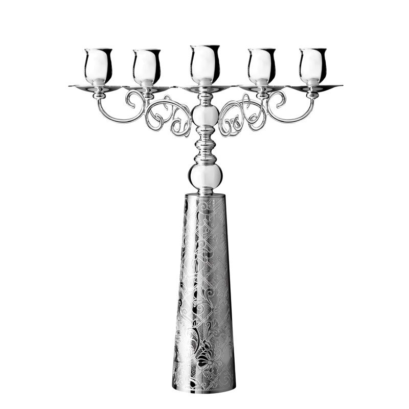 Candélabre 5L B04210180 Jardin d'Eden Métal argenté - Christofle