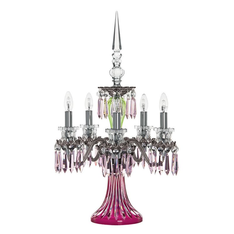 Candélabre 5L Améthyste/Chartreuse/Flanelle 3S05350P0 US Arlequin - Saint Louis