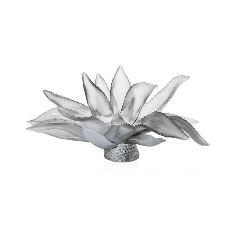 Centre de table gris 05664-1 Jardin de Cactus - Daum
