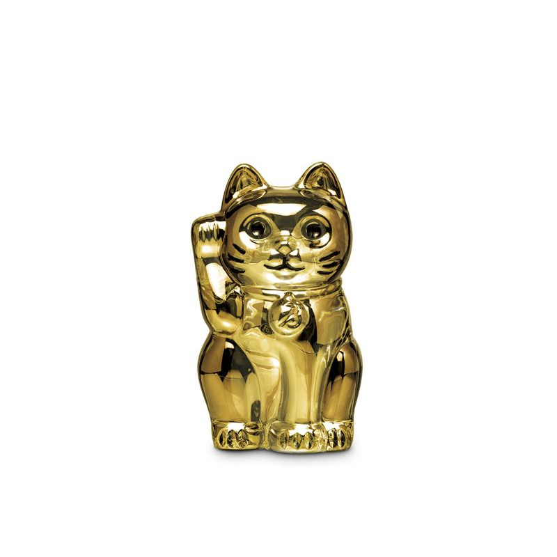Chat Maneki neko doré 2612997 Bestiaire - Baccarat