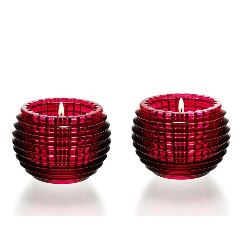 Coffret/2 Photophores rouge 2810639 Eye - Baccarat