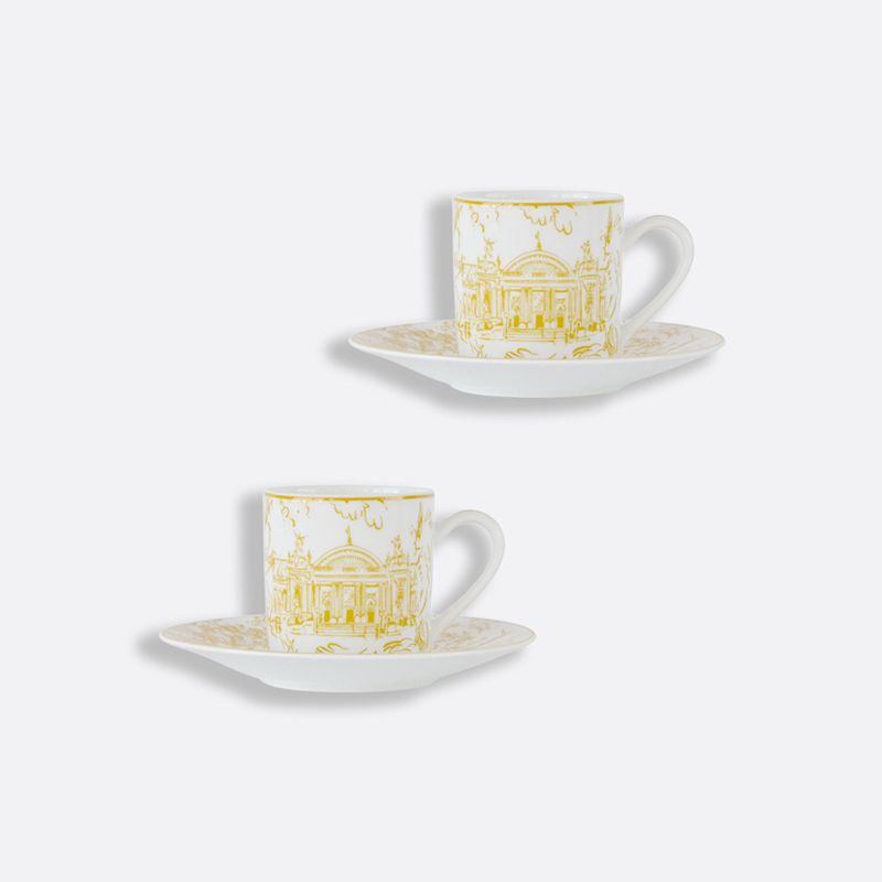 Coffret/2 Tasses et soucoupes à café 1980/21957 Tout Paris - Bernardaud