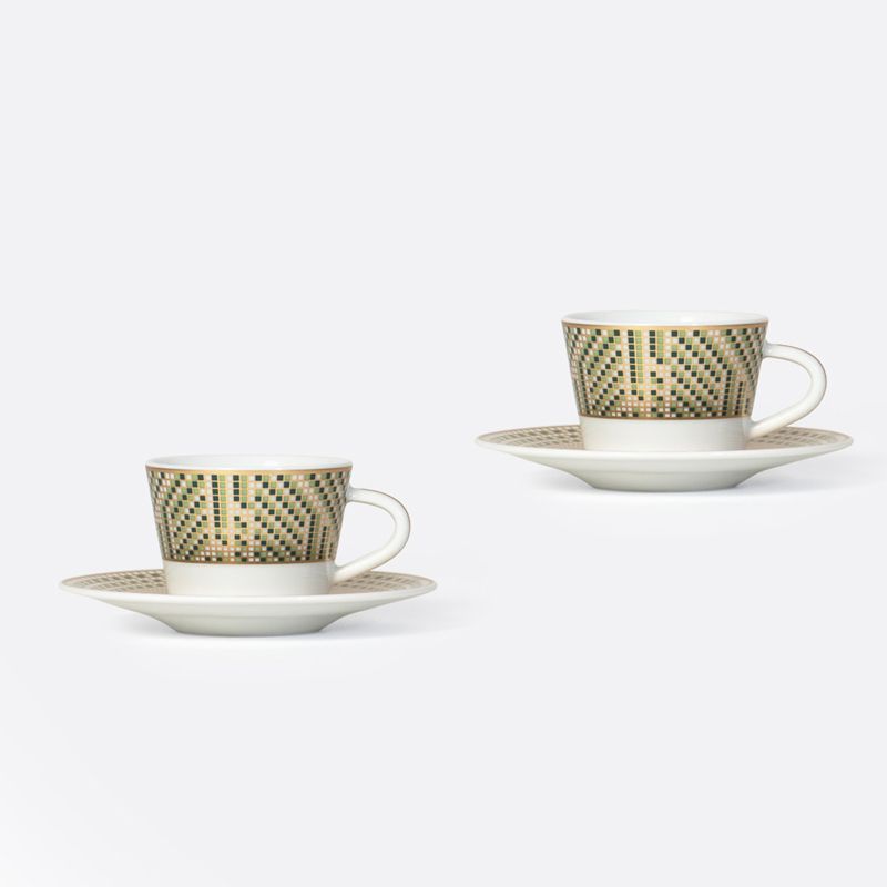 Coffret 2 tasses et soucoupes à café 2588/79 Augusta - Bernardaud