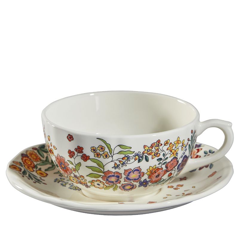 Coffret/2 Tasses et soucoupes à déjeuner 18552PTA26 Poésie - Gien