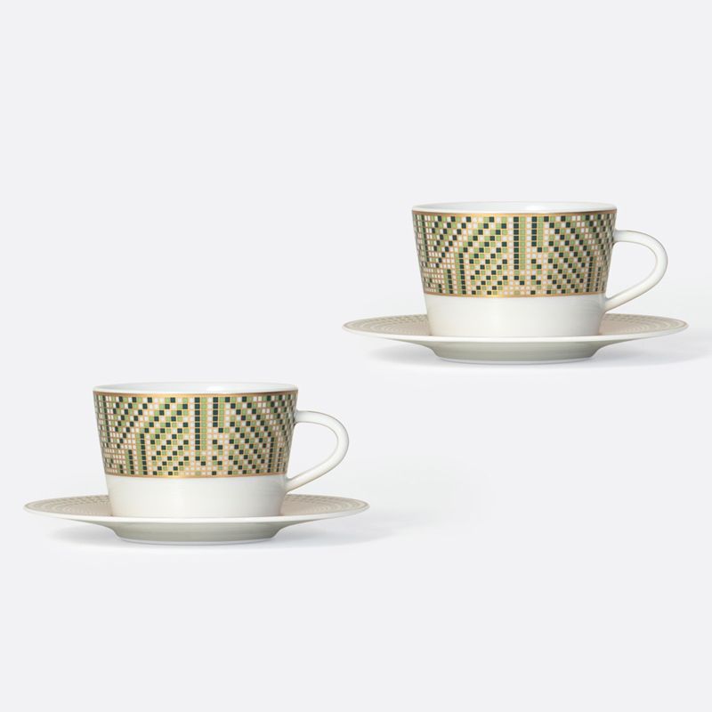 Coffret 2 tasses et soucoupes à thé 2588/89 Augusta - Bernardaud