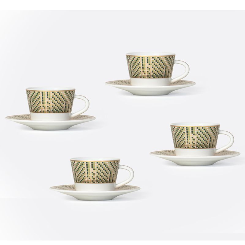 Coffret 4 tasses et soucoupes à café 2588/79 Augusta - Bernardaud