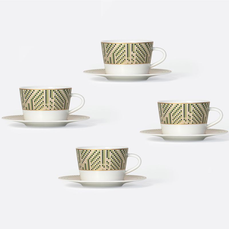 Coffret 4 tasses et soucoupes à thé 2588/89 Augusta - Bernardaud