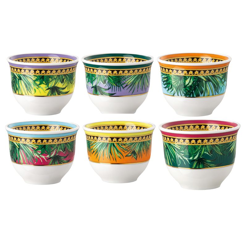 Coffret/6 gobelets Jungle animalier - Versace