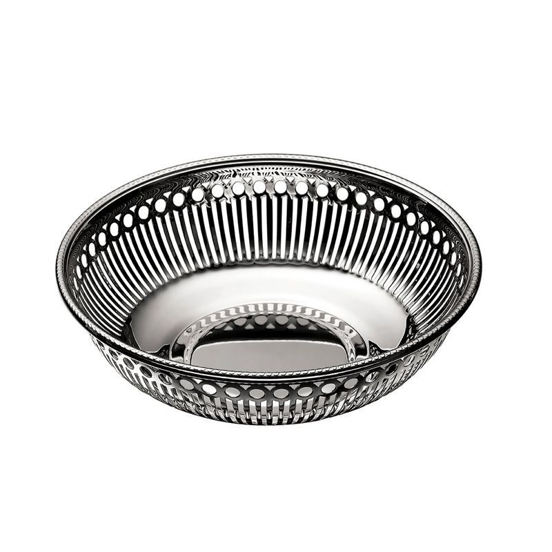 Corbeille à pain ajourée B04114935 Albi métal argenté - Christofle
