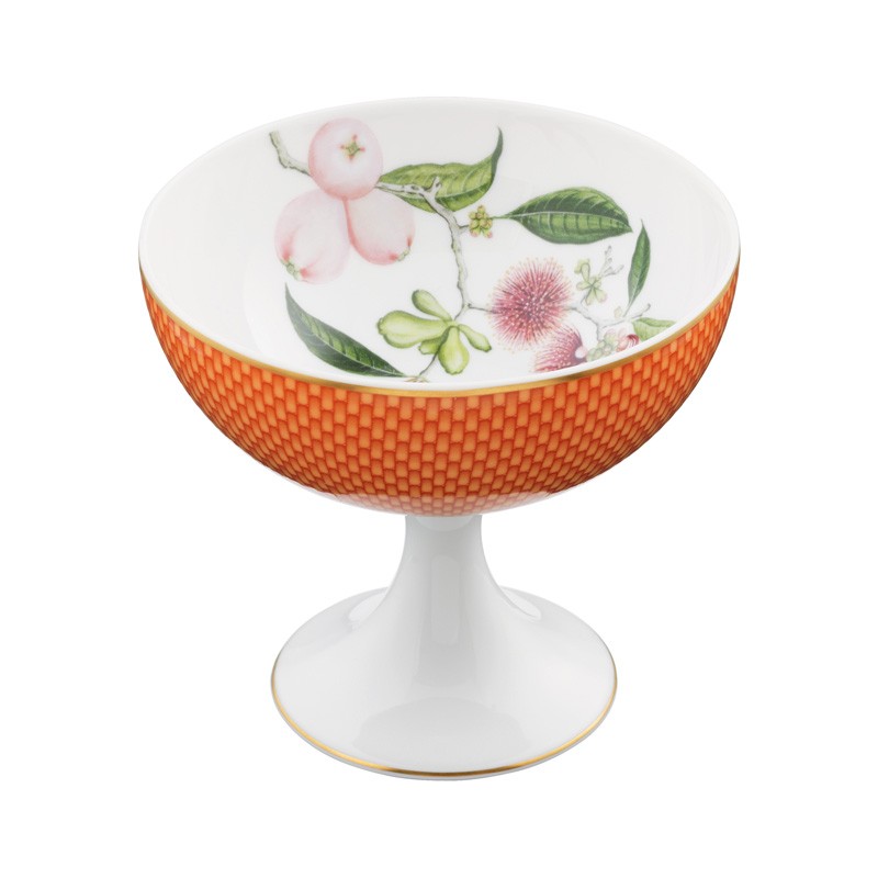 Coupe à glace Pomme d'eau orange (Sans coffret) Trésor fleuri - Raynaud