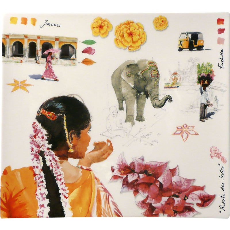 Coupe carrée 1748CCCA01 Route des Indes - Gien