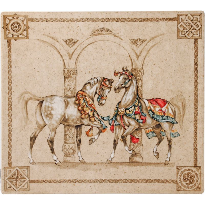 Coupe carrée 1751CCCA01 Chevaux du vent - Gien