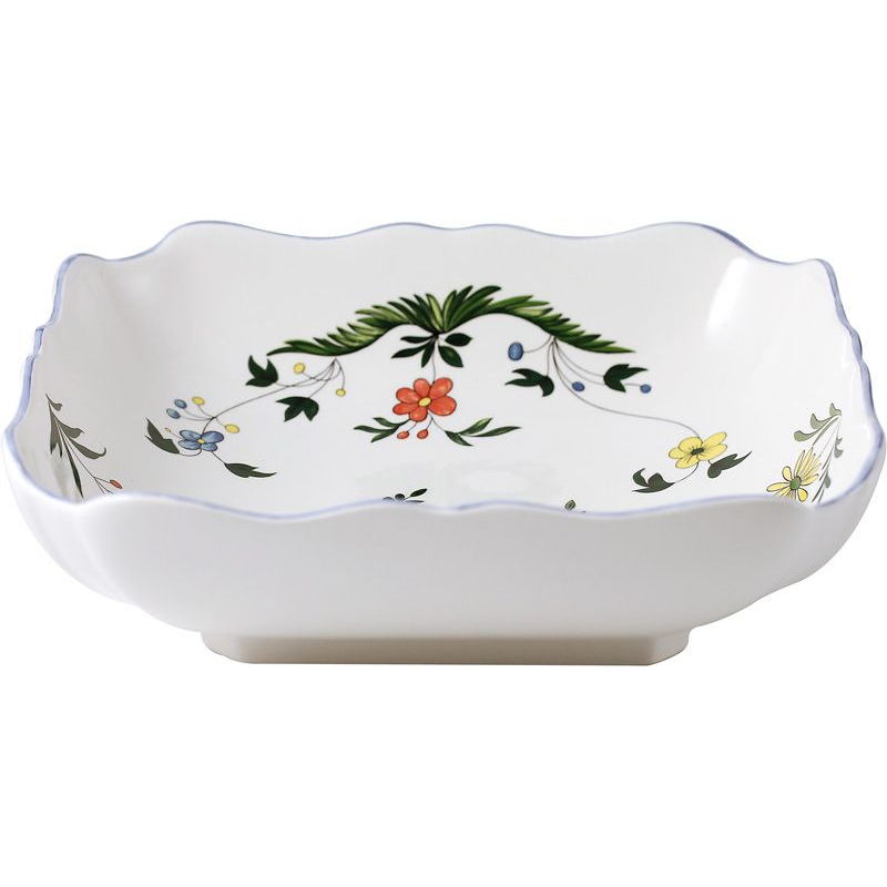 Coupe carrée Rouen feston 0011CCCA31 Oiseau de paradis - Gien