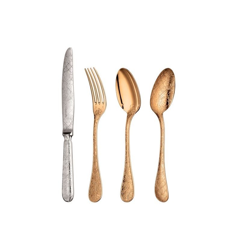Couteau de table B00854009 Jardin d'Eden dorure totale - Christofle