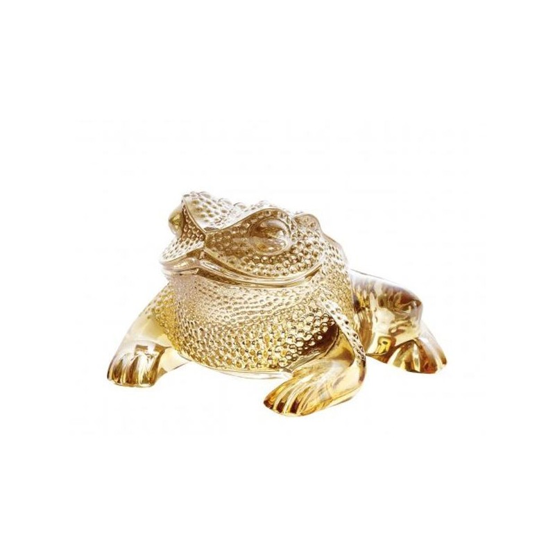Crapaud Grégoire Lustré or 10139400 Bestiaire aquatique - Lalique