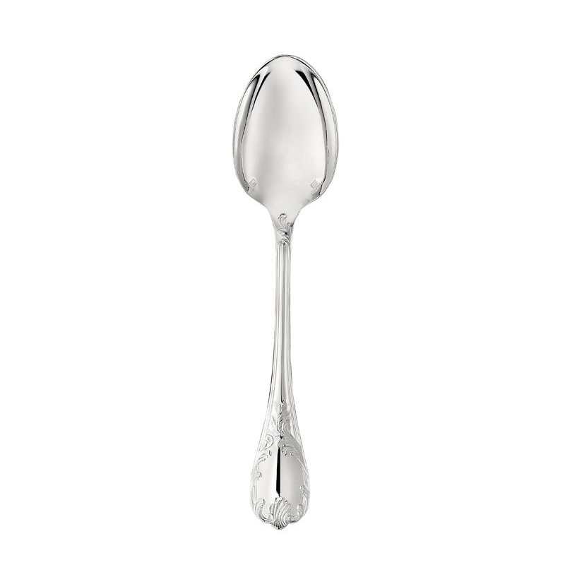 Cuillère à dessert B01438014 Marly argent massif - Christofle