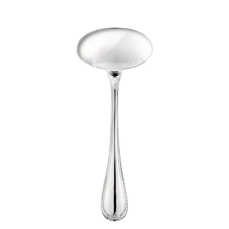 Cuillère à sauce B01418040 Malmaison argent massif - Christofle