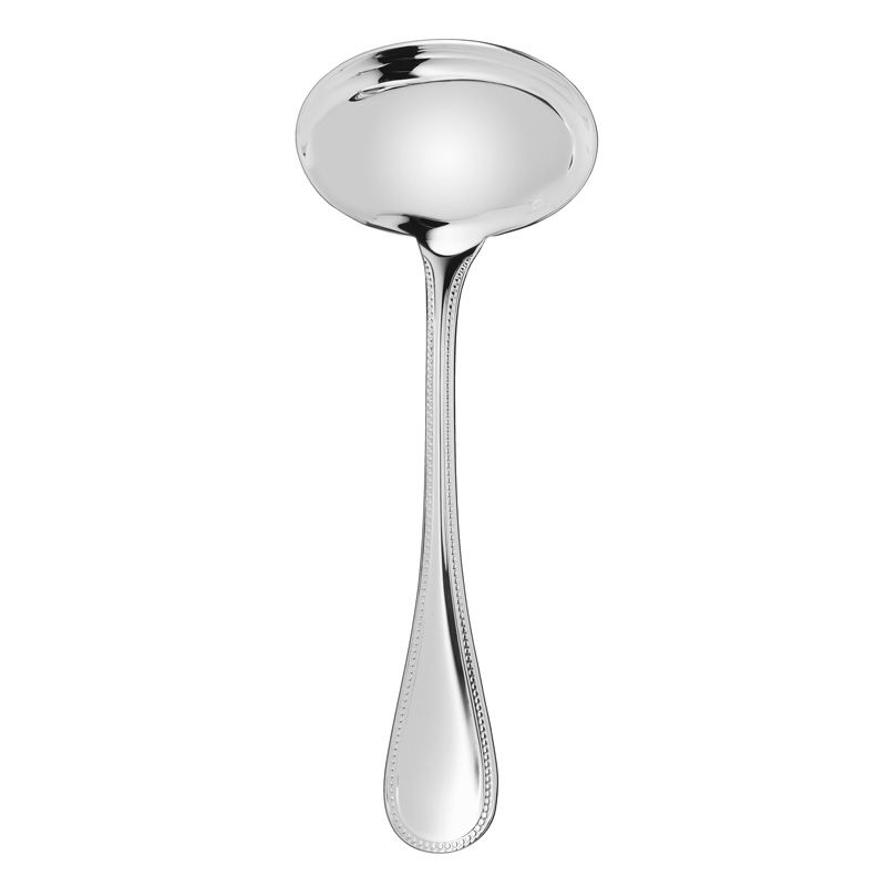 Cuillère à sauce individuelle B01416094 Perles argent massif - Christofle