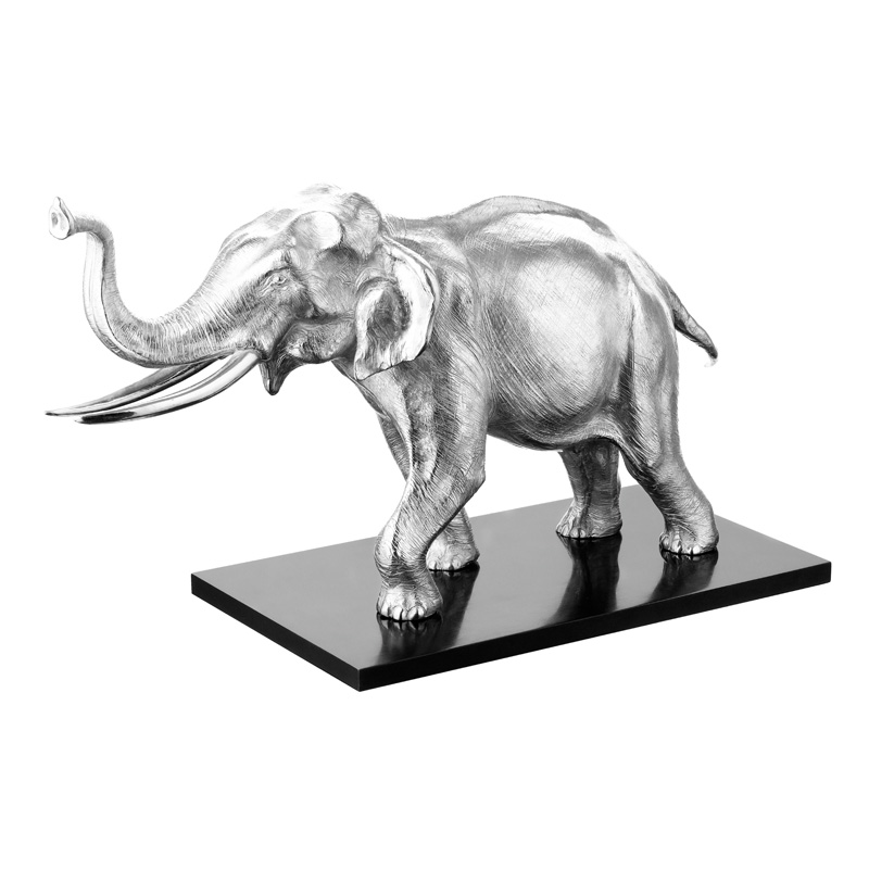 Eléphant argent massif 03571102 Sculptures animalières - Christofle