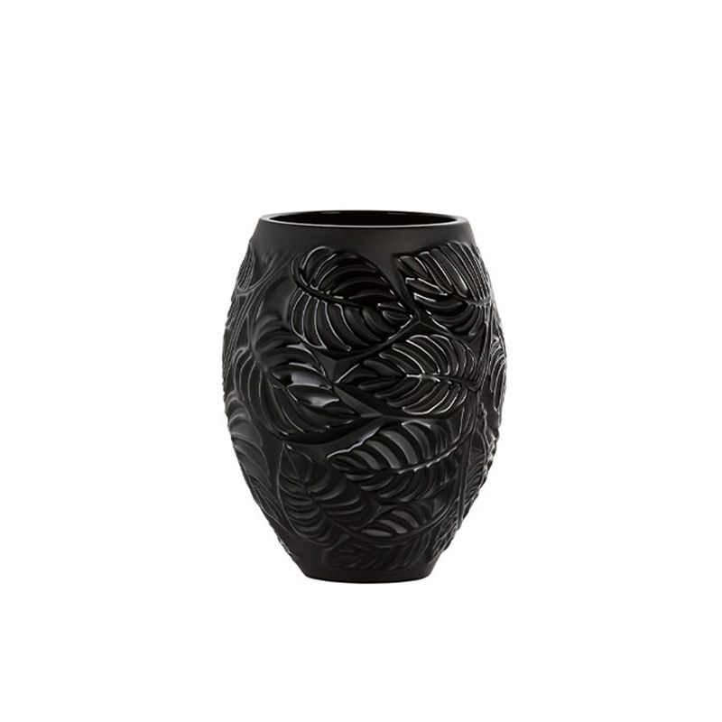 Feuilles noir 10745700 Vase - Lalique