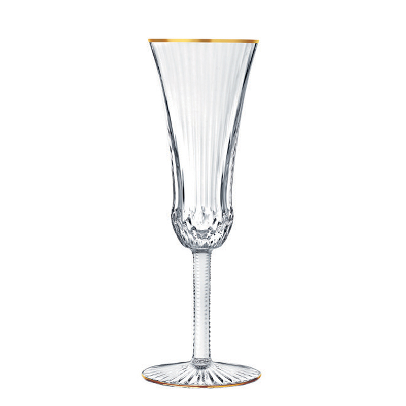 Flûte à champagne 30108000 Apollo filet or - Saint Louis