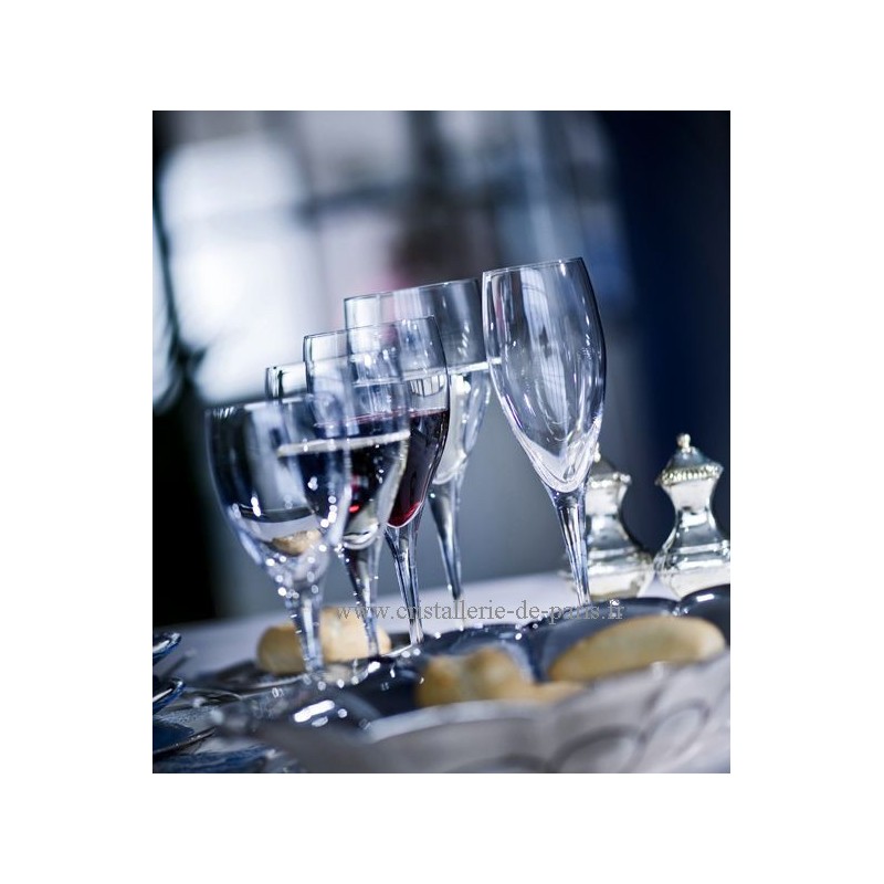 Flûte à champagne Pensée Cristal de Sèvres Cristallerie de Paris