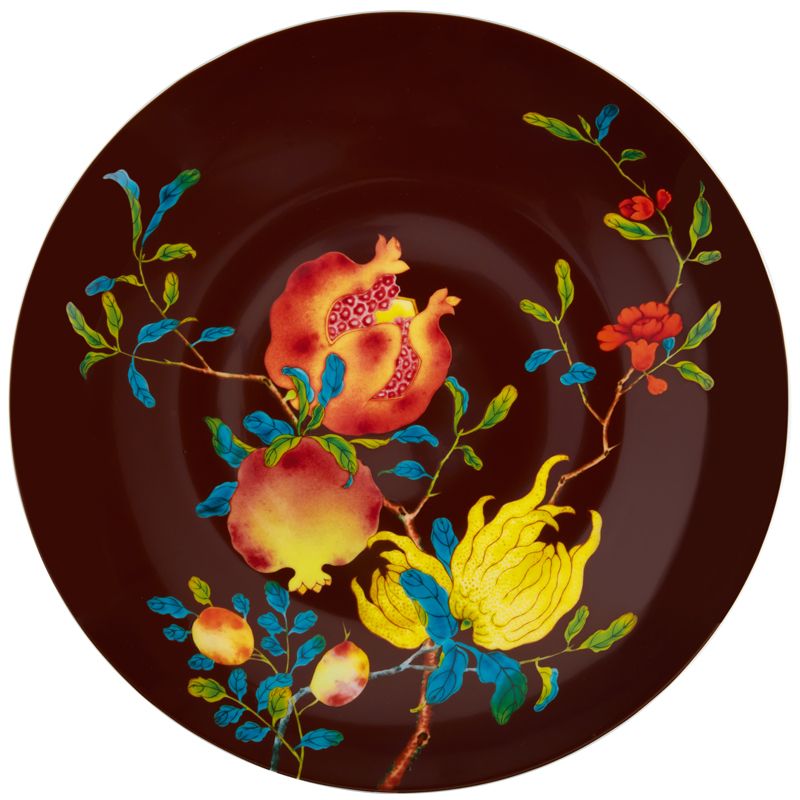 Grande coupe fond marron 0781-33-500041 Harmonia - Raynaud