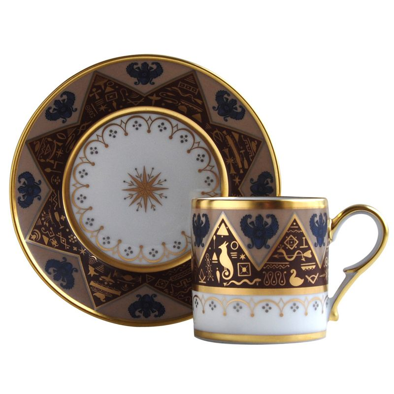 Hieroglyphes L681/4519 Tasses Historiques - Ancienne Manufacture Royale