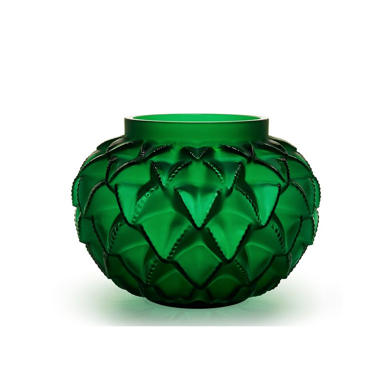 Languedoc green large 10488200 Vase - Lalique