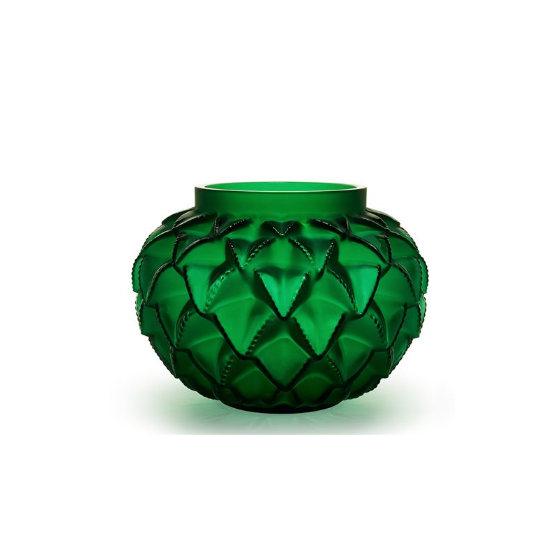 Languedoc green medium 10091200 Vase - Lalique