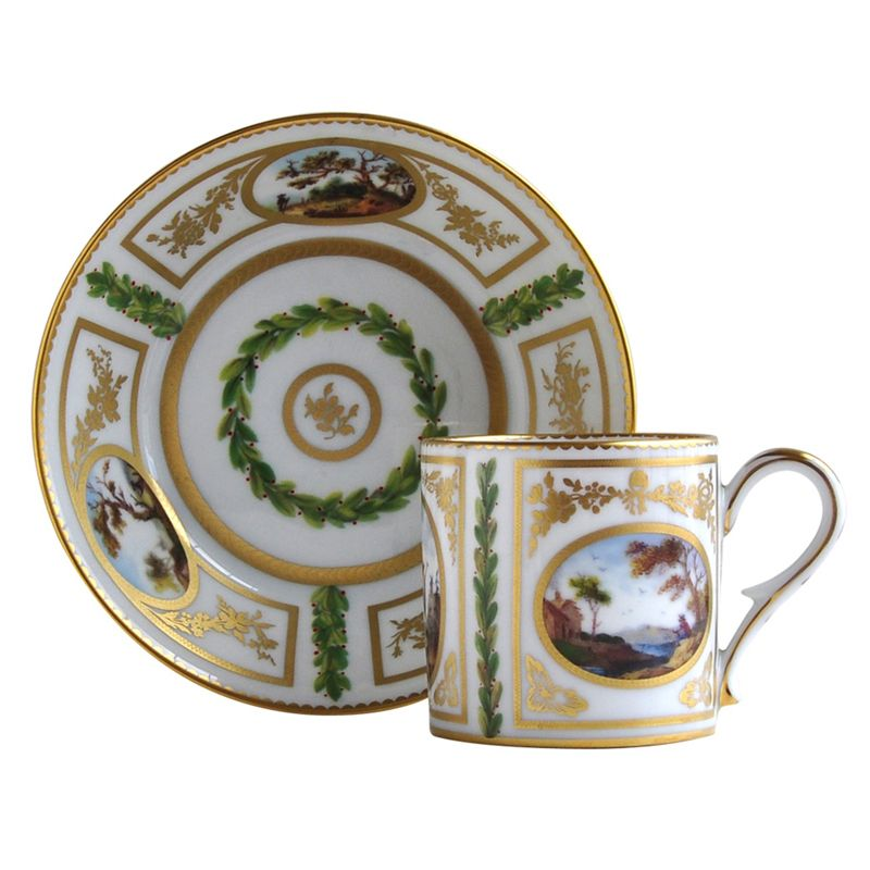 Le timbalier chinois L540/4519 Tasses Historiques - Ancienne Manufacture Royale