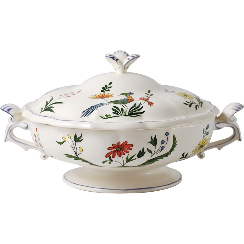 Légumier couvert 0111CLEG22 Oiseau de paradis - Gien