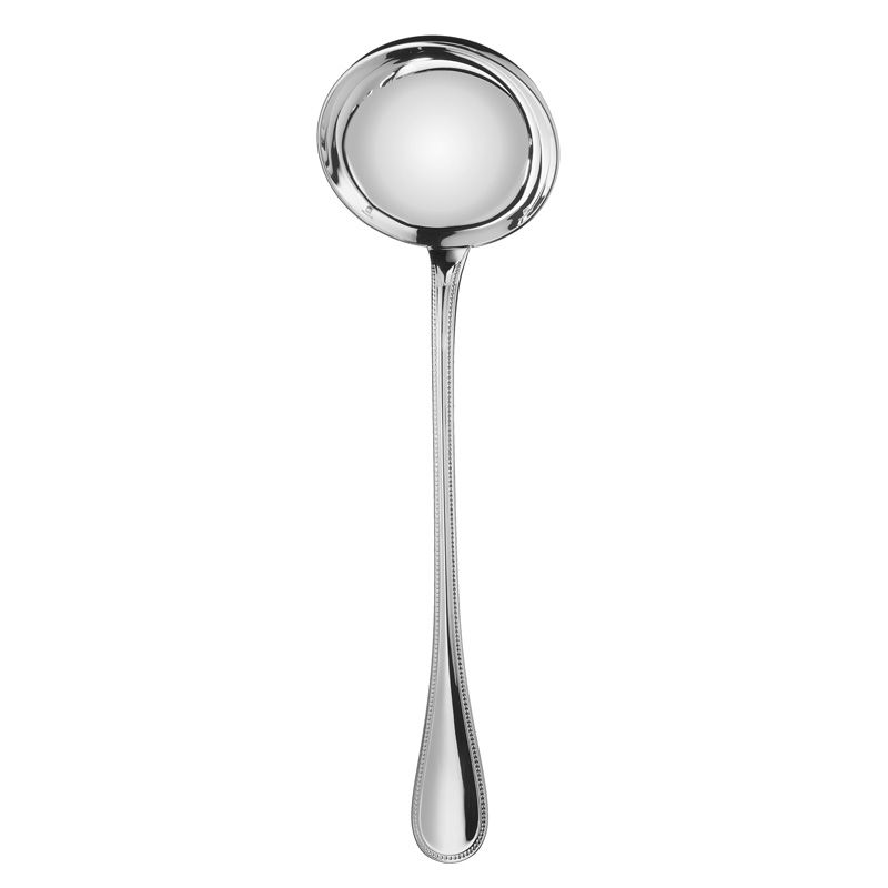 Louche à potage B00010005 Perles métal argent - Christofle