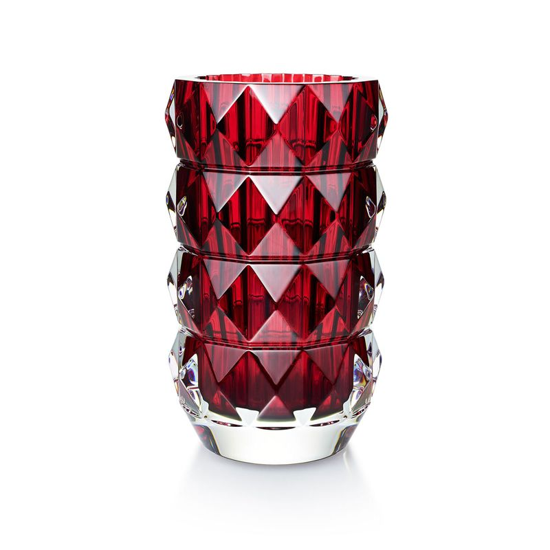 Louxor rond rouge 2813624 Vase - Baccarat