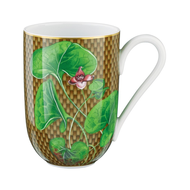 Mug Asarum marron (Sans coffret) Trésor fleuri - Raynaud