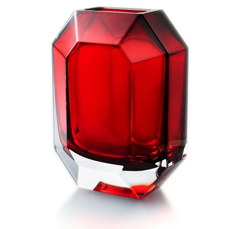 Octogone rouge 2813754 Vase - Baccarat