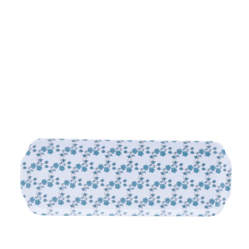 Plat à cake 036738 Fleur Bleue - Deshoulières