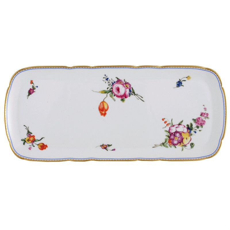 Plat à cake L003/95 A la Reine - Ancienne Manufacture Royale