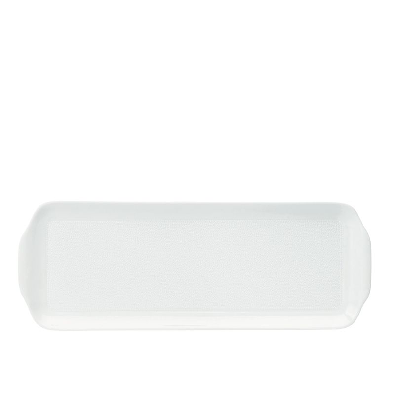 Plat à cake 010592 Seychelles blanc - Deshoulières