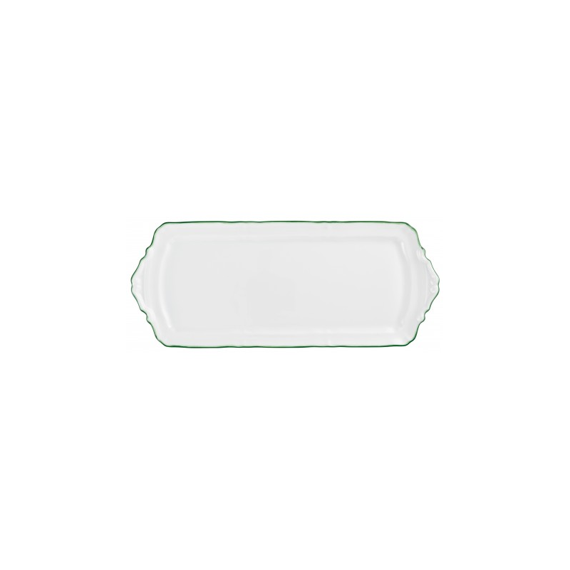 Plat à cake Touraine double filet vert - Raynaud