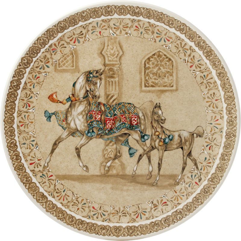 Plat à gâteaux 1751BPGB03 Chevaux du vent - Gien