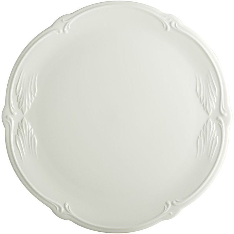 Plat à gâteaux 1800BPGA14 Rocaille blanc - Gien