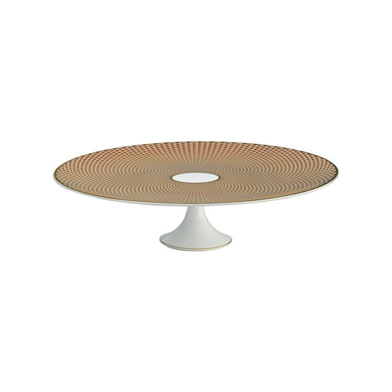 Plat à mignardises sur pied GM beige Trésor - Raynaud