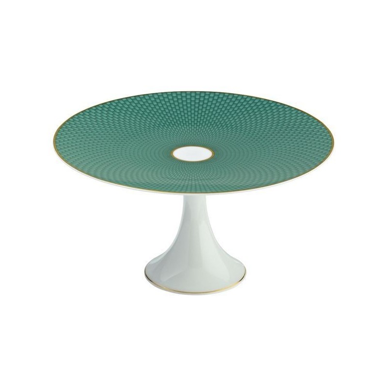 Plat à mignardises sur pied MM turquoise Trésor - Raynaud