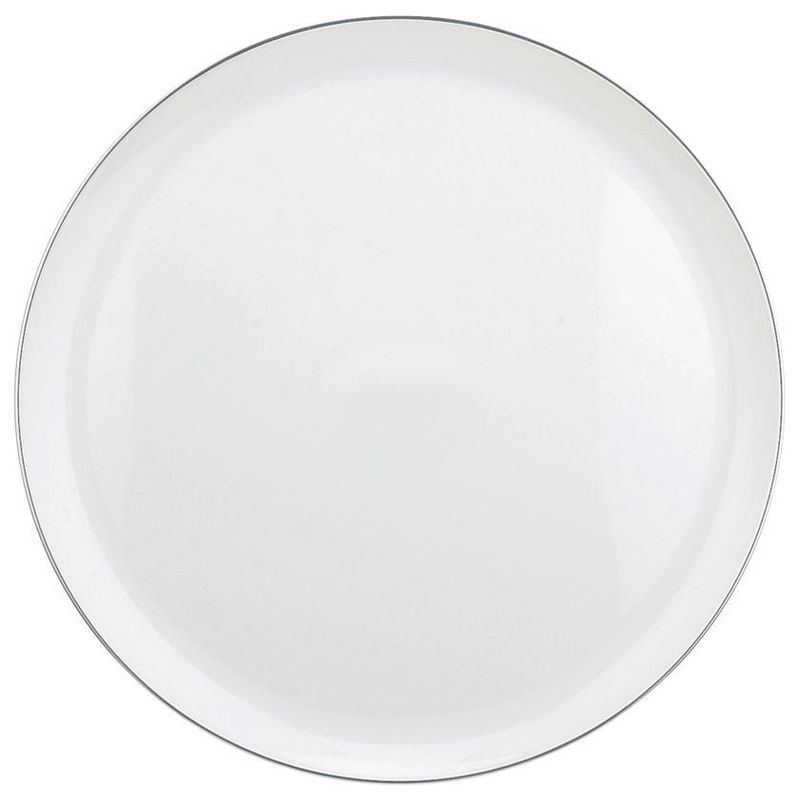 Plat à tarte B07636260 Albi platine porcelaine - Christofle