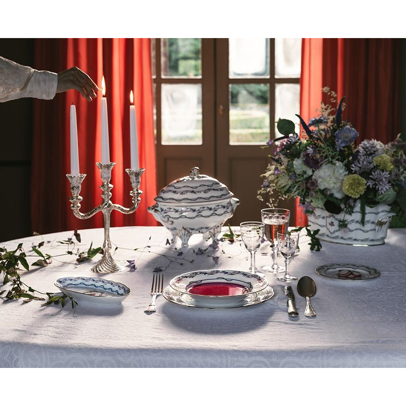 Plat à tarte L713/121 Le Gobelet du Roy - Ancienne Manufacture Royale