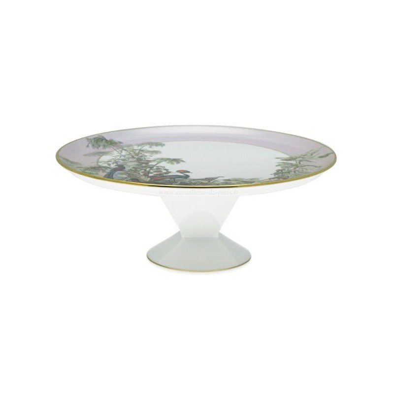 Plat à tarte sur pied Le Bresil - Haviland